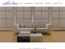 Tablet Screenshot of abetterblind.com
